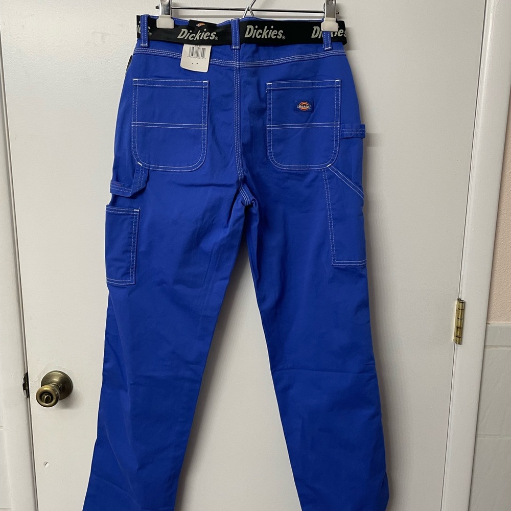 Women’s bright blue cargo pants